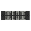 12 Port Opticom Keyed P-White LC Fiber Adapter Panel Duplex FAP12WPWTDLCZ