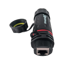 10G Panel Mount Coupler RJ45 Waterproof For STP/UTP Modular Plug Cables S45-WP3201 (Pack of 12)