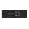 8 Port Opticom Keyed A-Black LC Fiber Adapter Panel Duplex FAP8WABLDLCZ