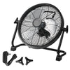 12 Inch Cordless High-Velocity Fan – Portable, Quiet, Stepless Speed Control, 360° Manual Pivot, Heavy-Duty Metal Industrial Floor Fan