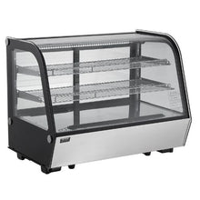 5cft Refrigerated Display Case Commercial Display with LED Lighting TURBO Cooling for Bakery
