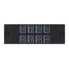 8 Port Opticom Keyed F-Dark Blue LC Fiber Adapter Panel Duplex FAP8WFDBDLCZ