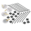 0.3x2.3x2.4 Two Part Epoxy Applied Cable Tie Mount Kit EMA-X (Pack of 10)