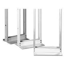 Universal Rack Black 19"EIA 2 Post Rack 7.6'H 48U 2Top Angles UL Listed CPI 48353-705