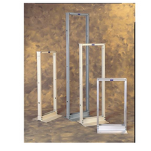 Universal Rack Black 19"EIA 2 Post Rack 7.6'H 48U 2Top Angles UL Listed CPI 48353-705