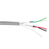 22 AWG 3C Solid BC Shield Al Foil TC Drain Individually Twisted Pair PVC 300V Low Voltage Remote Control Cable