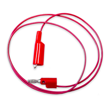Test Lead Stackable Banana Plug To Alligator Clip BU-2030-A-12 (Pack Of 20)