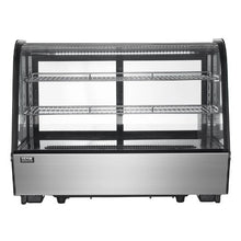 5cft Refrigerated Display Case Commercial Display with LED Lighting TURBO Cooling for Bakery