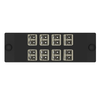 8 Port Opticom LC Fiber Adapter Panel Duplex FAP8WEIDLCZ