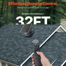 42W Solar Attic Fan, 2800 CFM High Airflow, Low Noise & Weatherproof with 110V Smart Adapter – Ideal for Home, Garage, Greenhouse, Shop, RV