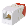 22-26 AWG Mini-Com RJ45 TG Style Cat5e Plus UTP Jack Module Polycarbonate CJ5E88TGWH-24 (Pack of 24)