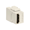 Leviton HDMI Feedthrough QUICKPORT Connector Light Almond 40834-T