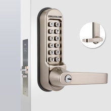 Stainless Steel Heavy Duty Code Free Mechanical Mortise Lock With Key Override and Back to Back Mortise Lock With Key Override