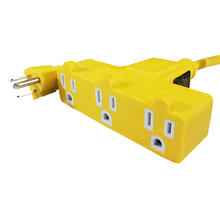 40 Foot Retractable Triple Tap 12/3 Power Reel STX-40-3