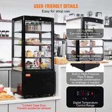 3cft Refrigerated Display Case Countertop Pastry Display Case Commercial Display Refrigerator with LED Lighting for for Bakery