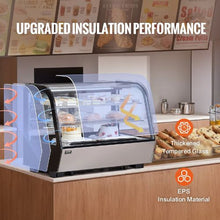5cft Refrigerated Display Case Commercial Display with LED Lighting TURBO Cooling for Bakery