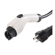 16A 120V/240V NEMA 6-20P Plug & 5-15 Adapter With 28ft Cable EV Charging Station For SAE J1772