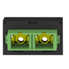2.21 Mini-Com APC Green SC Adapter Module OS1/OS2 Duplex Singlemode CMDAGSCZBL