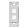 Leviton 2-Port Insert White RE640-WW2