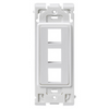 Leviton 3-Port Insert White RE640-WW3