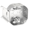 Caja octogonal de 4 pulgadas, 1-1/2 pulgadas de profundidad, soporte de madera empotrable ajustable, abrazaderas BX 54151-JBX (paquete de 100)