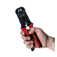 Shielded And Unshielded Internal Ground Pass-Through RJ45 Crimp Tool S45-C100 (Pack of 2)