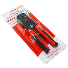 Shielded And Unshielded Internal Ground Pass-Through RJ45 Crimp Tool S45-C100 (Pack of 2)