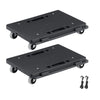 Furniture Dolly 500 lbs Capacity Each Count Furniture Mover with Wheels Portable Moving Rollers 4 Wheels Heavy Duty Small Flat Dolly Cart