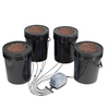 DWC Hydroponics Grow System 4 Buckets with Top Drip Deep Water Culture