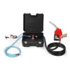 10 GPM 12V Portable Fuel Transfer Pump Kit with Auto Nozzle & Carry Case