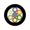 Standard Duct TT 6-Element All-Dielectric Dry-Core Outdoor Loose Tube Fiber Optic Cable 07121-01