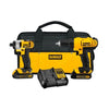 20V MAX 1.3 Ah Cordless DeWALT Drill Driver/Impact Driver Combo Kit DCK240C2