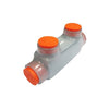 2/0–2 AWG Transparent 2 Port In-Line Insulated Wire Connector Clear 97304