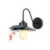 Farmhouse Waterproof Solar Powered Entryway Barn Style Wall Light Fixture With Motion Sensor