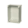 Clear 2 hinge cover SOLID Series PC enclosure UL PC 2819 18 T-2FSH
