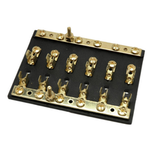Brass Fuse Block with Independent Bus Bar