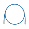 10' Belden CA21106010 24 AWG 4 Pair Solid Bare Copper Category 6A Blue 10GX Patch Cord