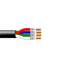 Belden 7795A 20 AWG 4 Conductor Solid Bare Copper 300V Video Flex Digital Coax Snake Cable