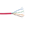 1000' 23 AWG 4 Pair GenSpeed 6000 Cat6 Copper CMP Cable Pink (3 Packs)