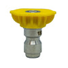 4.0 Yellow Tip 15-Degree Quick Disconnect Spray Nozzle DX251540
