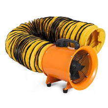 25ft PVC Flexible Ducting Hose for 12 Inch Utility Blower Exhaust Fan With Bag