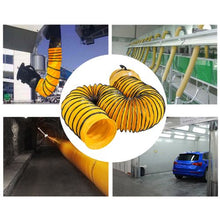 25ft PVC Flexible Ducting Hose for 12 Inch Utility Blower Exhaust Fan With Bag