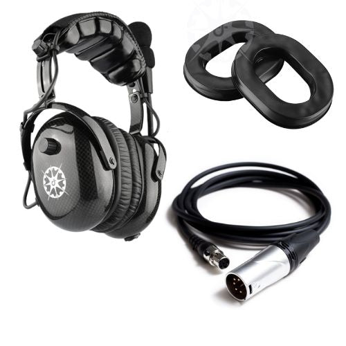 Passive Active Bluetooth Carbon Fiber Pilot's Headset J1