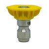 5.0 Yellow Tip 15-Degree Quick Disconnect Spray Nozzle DX251550