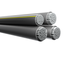 500' 750-750-750-500 Windham Quadruplex Aluminum Conductor Underground Direct Burial 600V URD