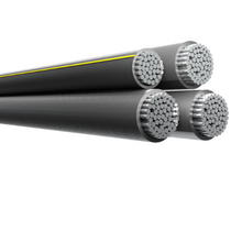 500' 750-750-750-500 Windham Quadruplex Aluminum Conductor Underground Direct Burial 600V URD
