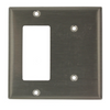 Leviton 2-Gang Decora Combination Wallplate S1426-N