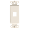 Leviton 1 Port Quickport Decora Insert Light Almond 41641-T