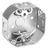 Abrazaderas BX de caja octagonal de 4 pulgadas y 2-1/8 pulgadas de profundidad 54171-BX (paquete de 50)