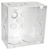 Caja de conexiones cuadrada de 6,35 cm de profundidad y orificios ciegos de 3,81 cm, 6350-1-1/2 (paquete de 20)
